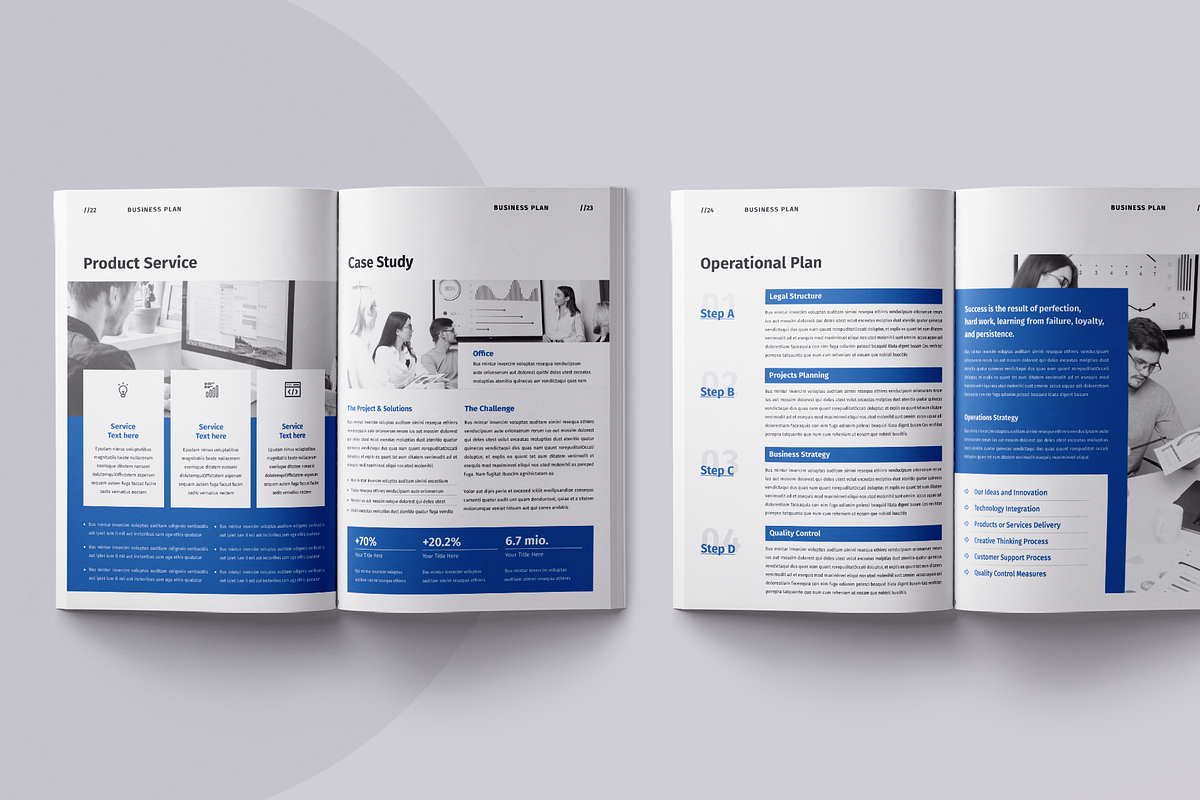 Business Plan | Canva, a Brochure Template by ArtisticLand (Photo 9 of 11)