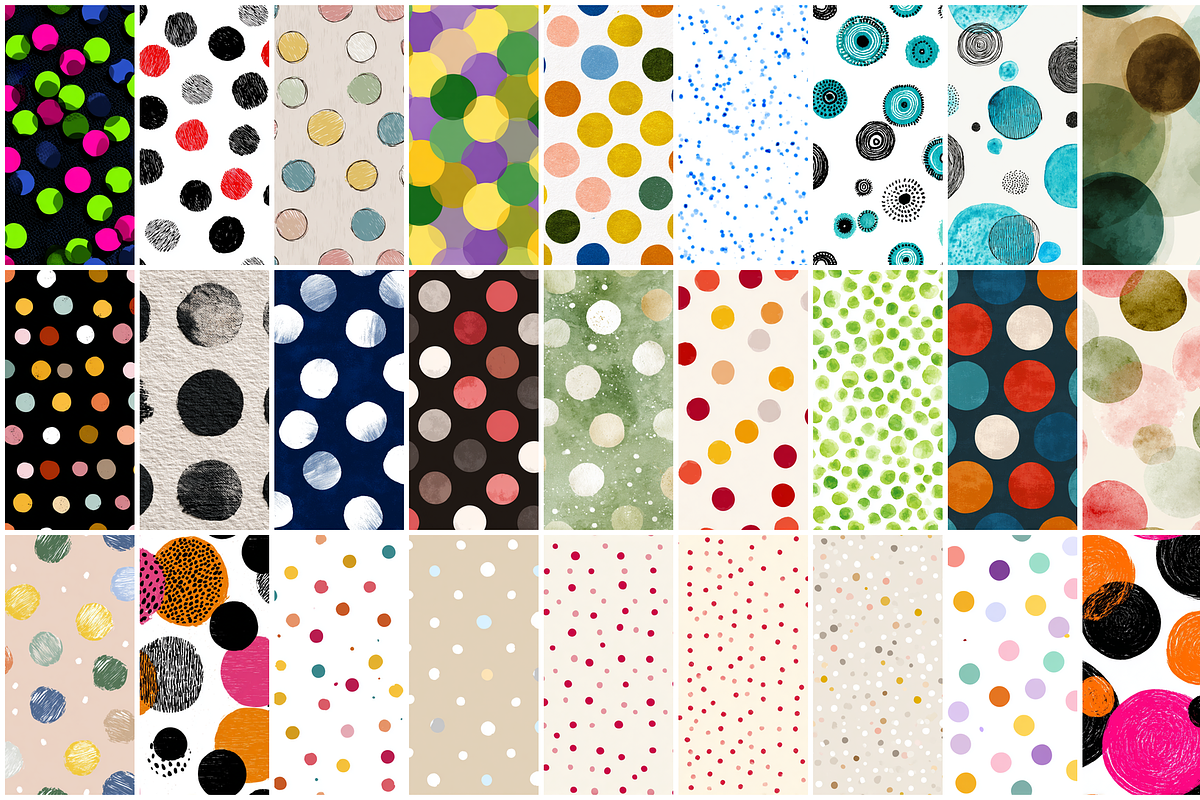 160 Polka Dots Seamless Patterns, a Pattern Graphic by mkStudioLab (Photo 6 of 7)