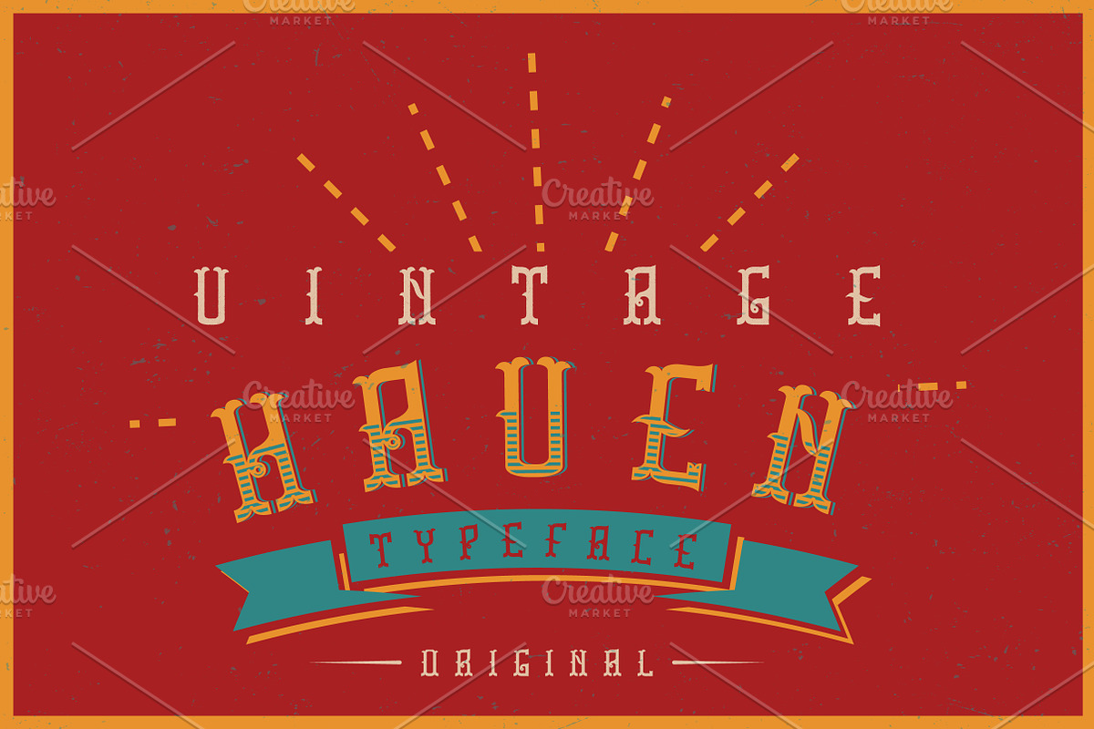 Haven label font