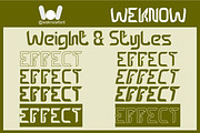 EFFECT FONT, a Blackletter Font by weknow (Thumbnail 7 of 8)