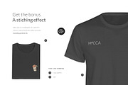 Men T-shirt Ghost Mock-ups FREE DEMO, a Books & Magazine Mockup by Apparel_Mockups (Thumbnail 15 of 23)