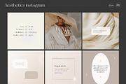 CANVA & PS / Aesthetics 60 instagram, a Social Media Template by Simple có (Thumbnail 6 of 10)