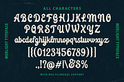 Merlight Bold Script, a Script Font by Letterhend Studio (Thumbnail 9 of 9)