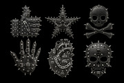 Black Punk Font, a Sans Serif Font by Handmadefont (Thumbnail 6 of 18)