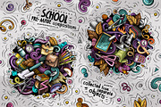 School Cartoon Doodle Big Pack, a Decorative Illustration by BALABOLKA (Thumbnail 5 of 13)