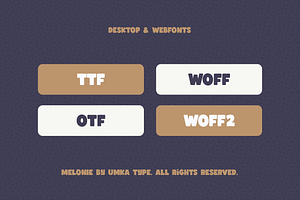 Melonie Bold Display Font