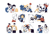 Psychotherapy, psychology concept, a Healthcare Illustration by PaperTrident (Thumbnail 1 of 10)
