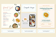Brunch & Breakfast Food Sticker Pack, a Food Illustration by Creativity Bucketlist (Thumbnail 4 of 6)