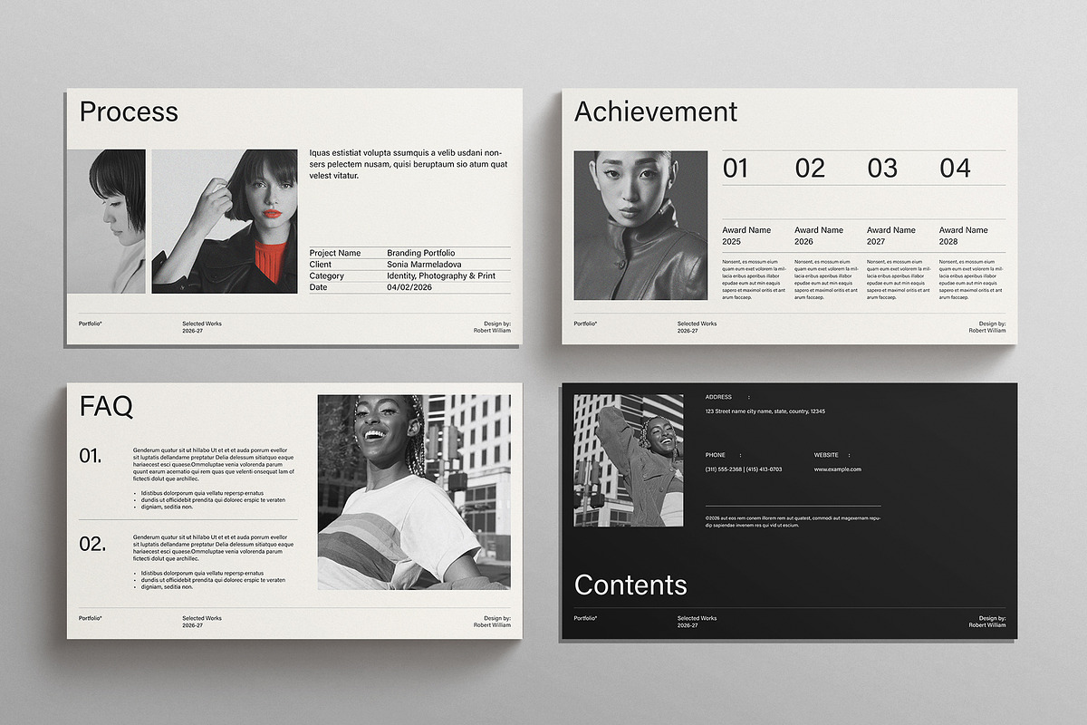 Portfolio & Resume Presentation, a Presentation Template by E-Type (Photo 5 of 5)