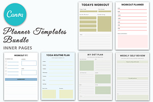 Planner Bundle - Canva Templates