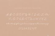 Alexandia Script Font, a Script Font by Salt & Pepper Designs (Thumbnail 7 of 9)