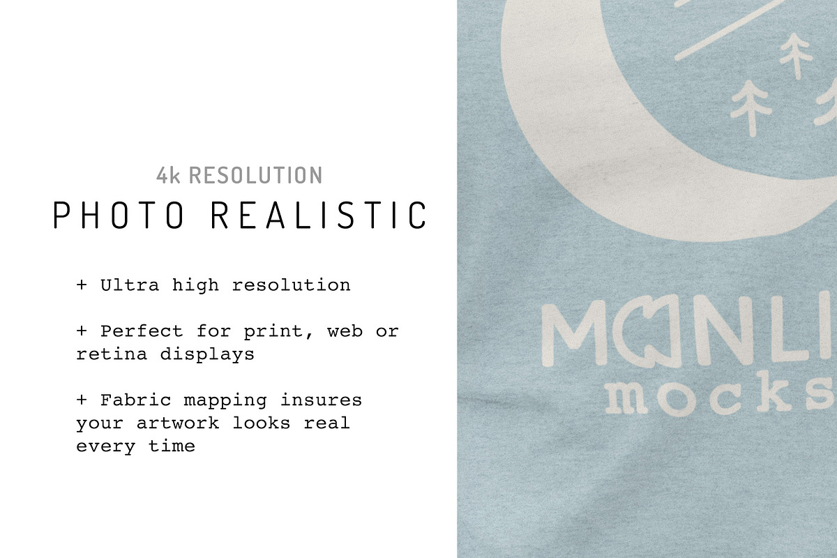 The Women's Bella Canvas 3001 Bundle, a Shirt Mockup by Moonlit Mocks (Photo 3 of 11)