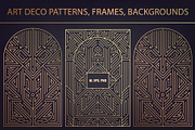 Art Deco Patterns, Frames, a Decorative Illustration by Marylia (Thumbnail 1 of 18)