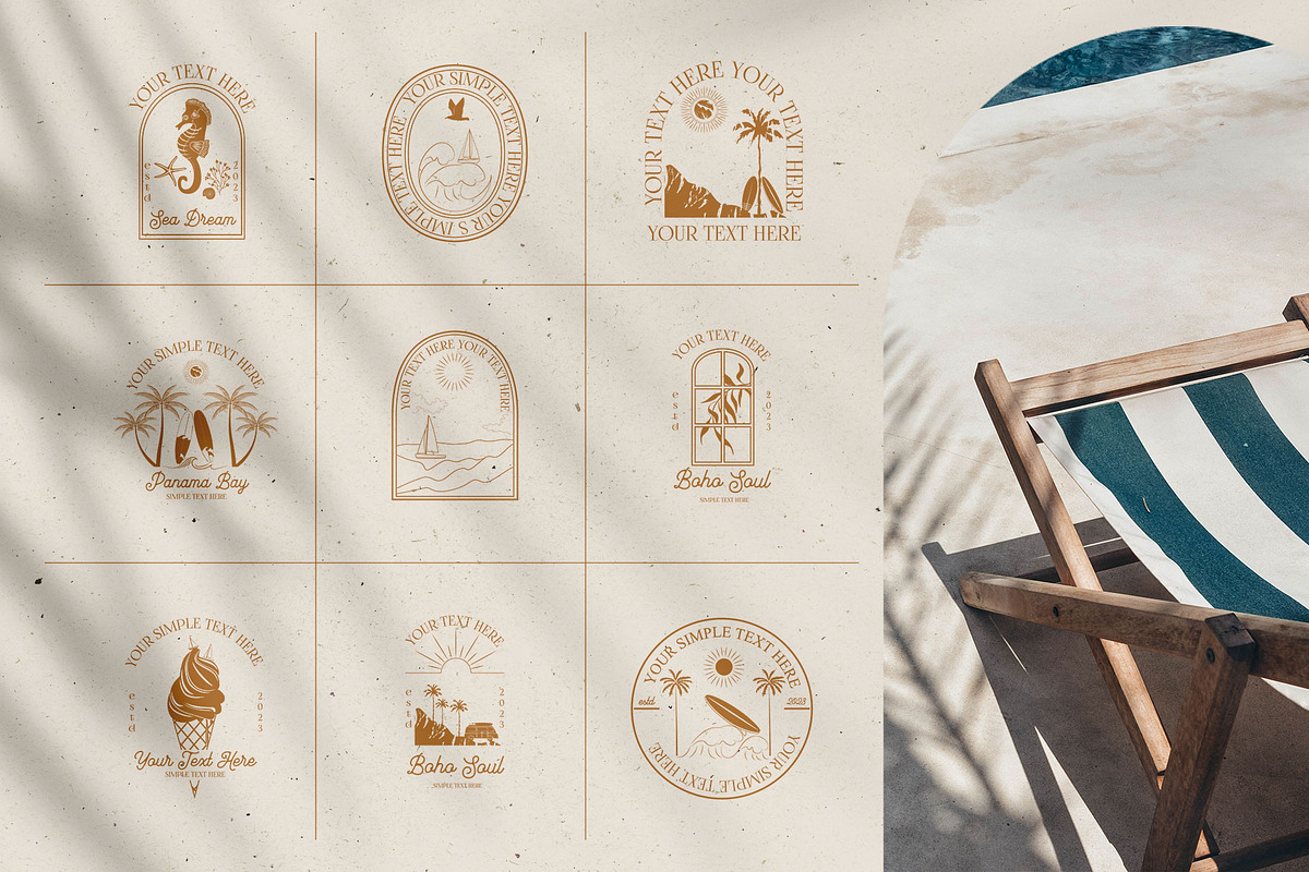 Aloha Boho logotype, a Branding & Logo Template by Mio Buono (Photo 9 of 14)