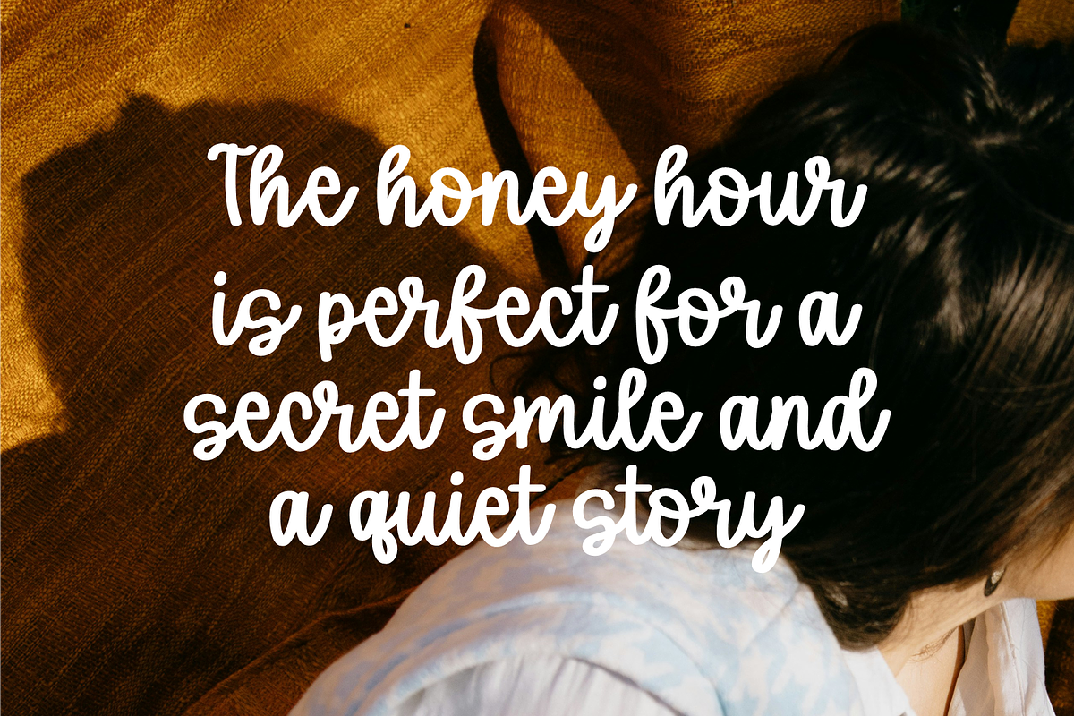 Honey and Lemon - Handwritten Font, a Handwritten Font by Keithzo (Photo 2 of 12)