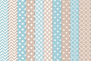 Soft Blue Vector Owls & Papers, an Animal Illustration by Amanda Ilkov (Thumbnail 3 of 3)