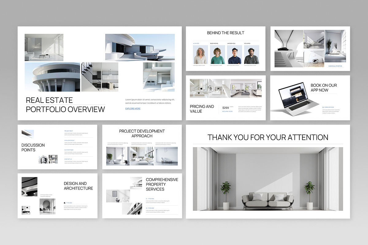 Real Estate Portfolio Google Slides, a Presentation Template by Antstheme (Photo 3 of 4)