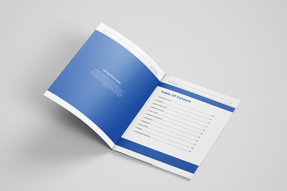 White paper template indesign, a Brochure Template by azadcsstune (Photo 3 of 18)