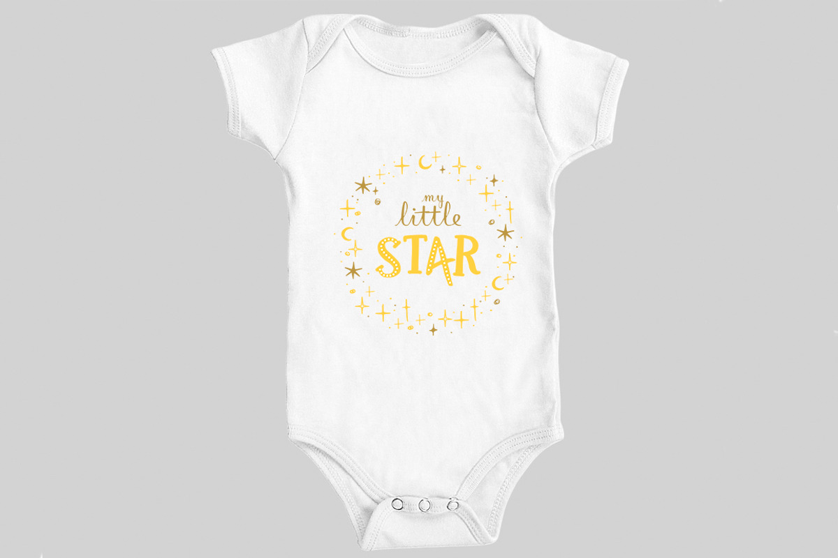 Stars, moon and backgrounds, an Illustration by Lina_Lisichka (Photo 10 of 10)