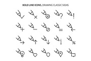 Bold Line Icons, an Outline Icon by Howcolour (Thumbnail 49 of 151)