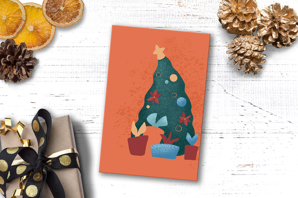 Silent Christmas Greeting Cards, a Decorative Illustration by RabbitAndPencil (Photo 7 of 8)