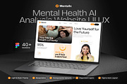Mentalix Website Mental Health UIKIT, an UI Kit Template by Creative Perspective (Thumbnail 1 of 7)
