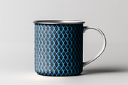 Blue Gradient Geometric Pattern, a Pattern Graphic by Neermana (Thumbnail 4 of 5)
