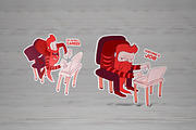Die Cut Stickers Mock-Up, a Mockup by MassDream (Thumbnail 8 of 10)