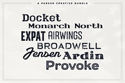 American Vintage Font Bundle, a Sans Serif Font by Parker Creative (Thumbnail 2 of 11)