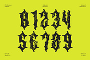 CS Minotaur Stamp, a Blackletter Font by Craft Supply Co. (Thumbnail 7 of 8)
