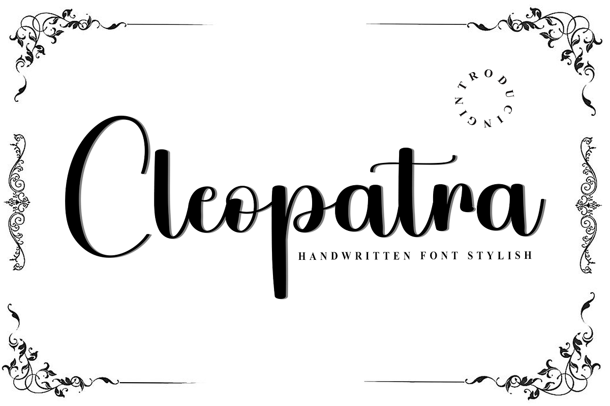 Cleopatra, a Handwritten Font by InermediaSTUDIO (Photo 1 of 8)