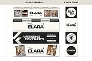 Modern Beige Etsy Shop Kit Template, a Branding & Logo Template by Anna Design Studio (Thumbnail 3 of 8)