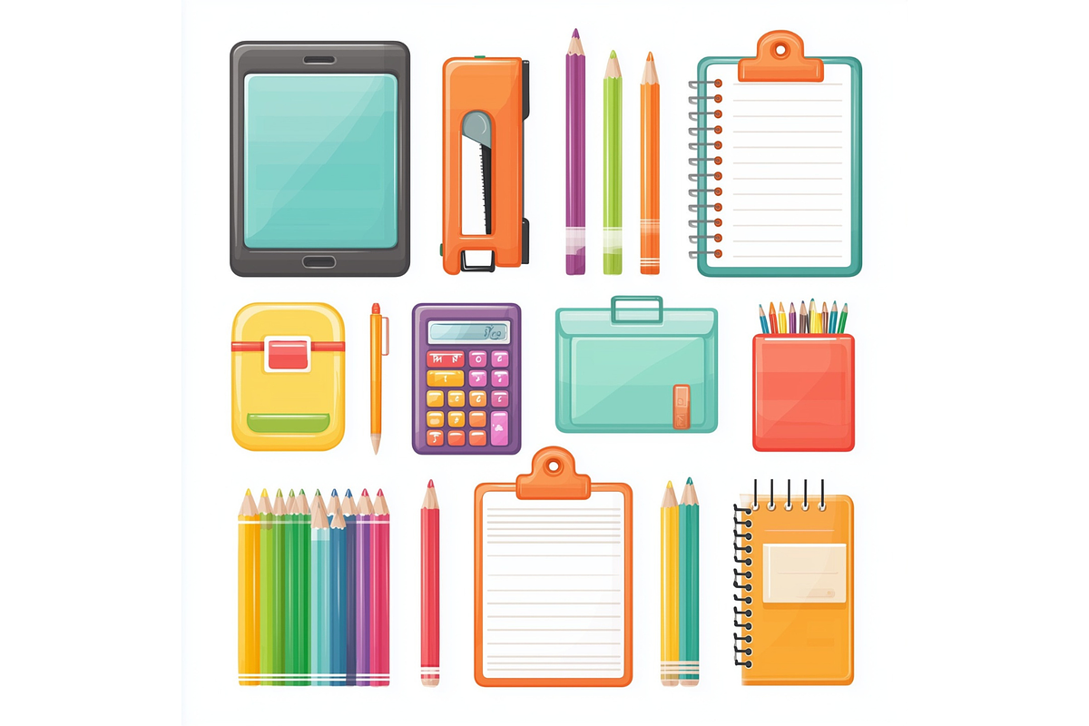 Prompt Back To School Clipart, a Decorative Illustration by Creative design (Photo 3 of 7)