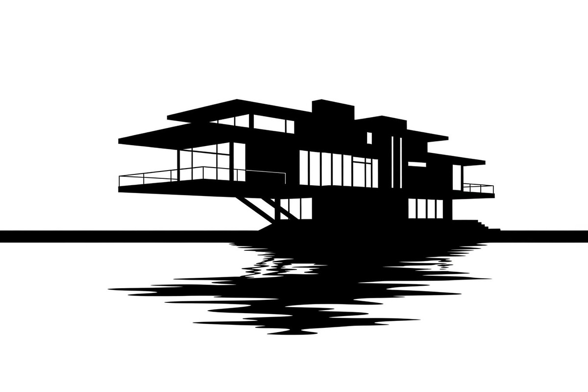 50 Flooded Home Silhouette Bundle, an Illustration by Designs_River (Photo 16 of 51)