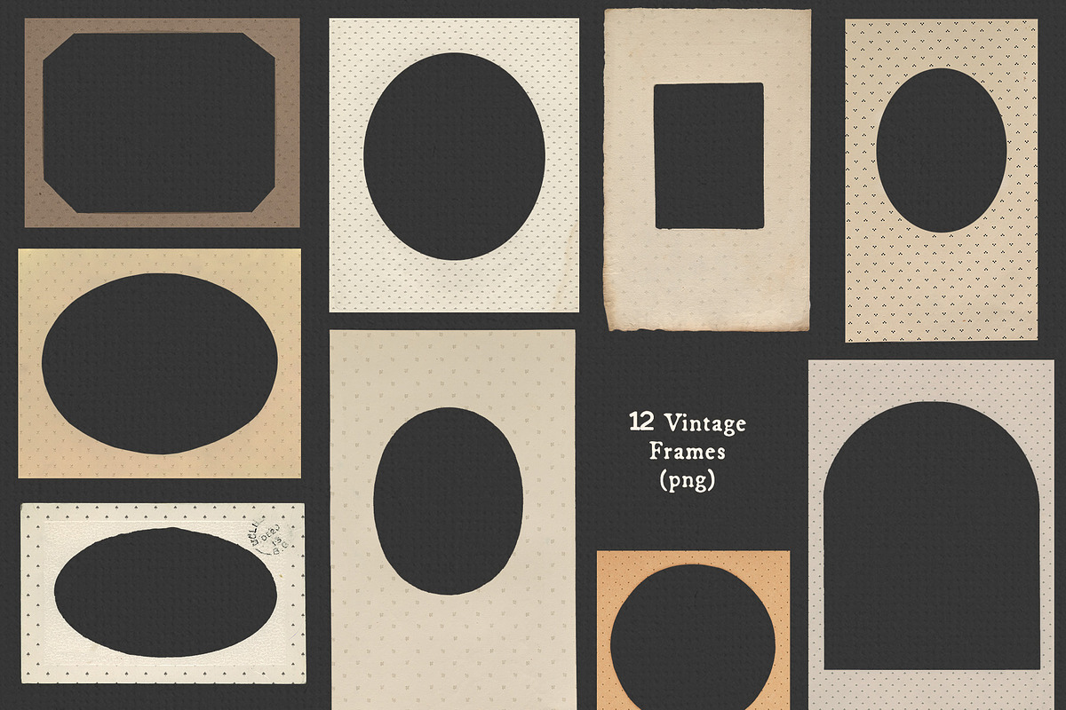 Maison Archive Paper Collection, a Texture Graphic by lerinartstudio (Photo 7 of 12)
