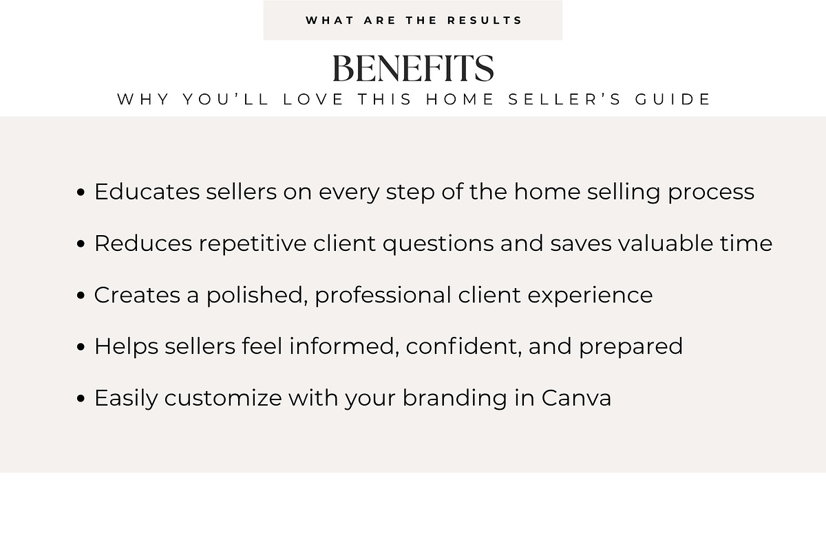 Home Seller Roadmap Canva Template, a Flyer Template by BrandhavenStudio (Photo 4 of 8)