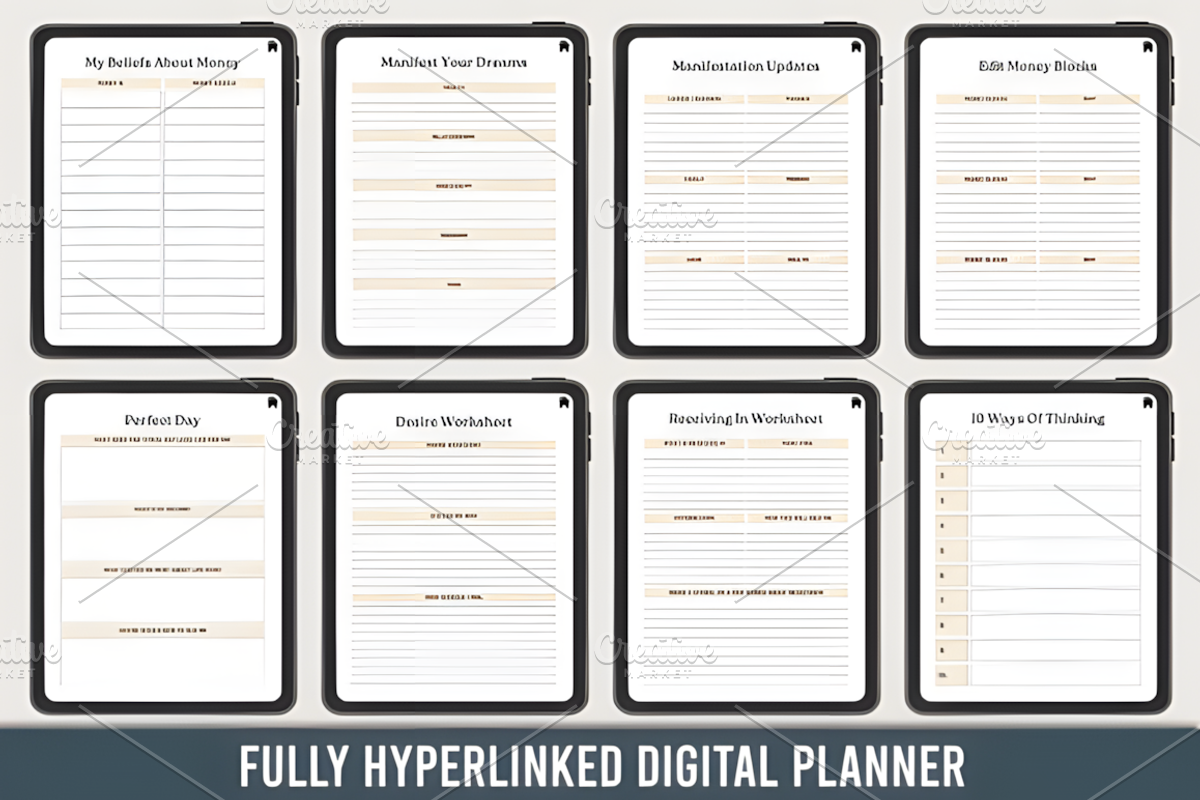 Digital Manifestation Journal Canva, a Social Media Template by Coco Bloom (Photo 5 of 5)