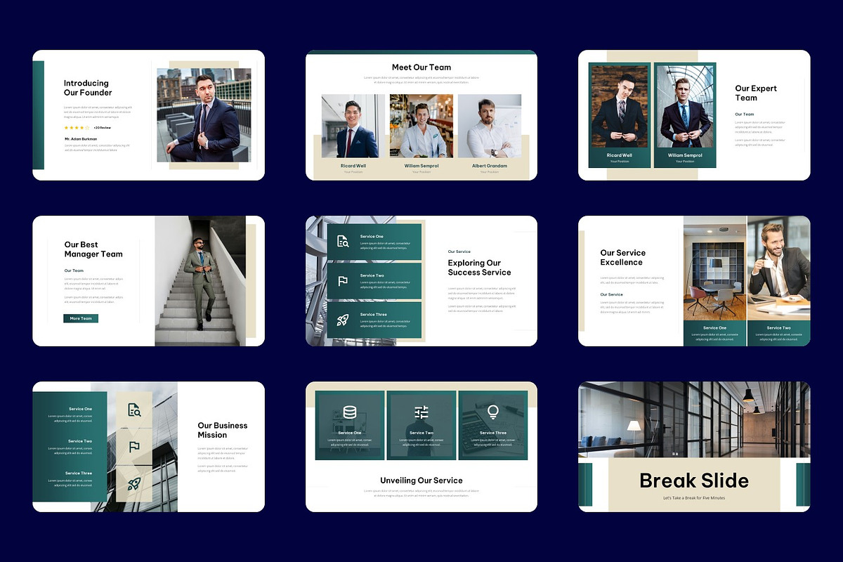 Business Proposal Keynote Template, a Presentation Template by Salamahtype (Photo 3 of 5)