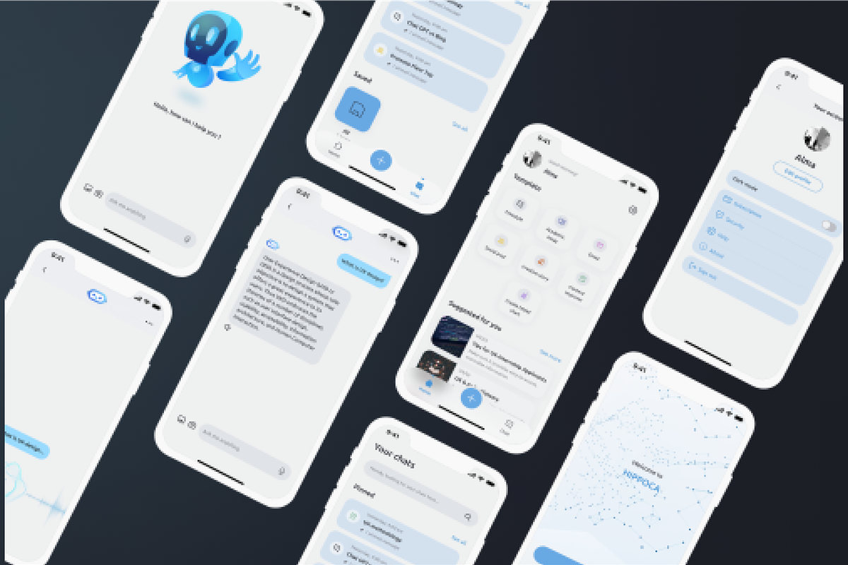 Hippoca - AI Chat Mobile app, a Templates & Theme by Capi Product (Photo 5 of 7)