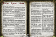 Fantasy Book Interior Backgrounds #2, a Background Graphic by Scared Dragon Studio (Thumbnail 2 of 2)