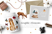 Christmas Watercolor Crest DIY, a Decorative Illustration by Graphic Box (Thumbnail 9 of 10)