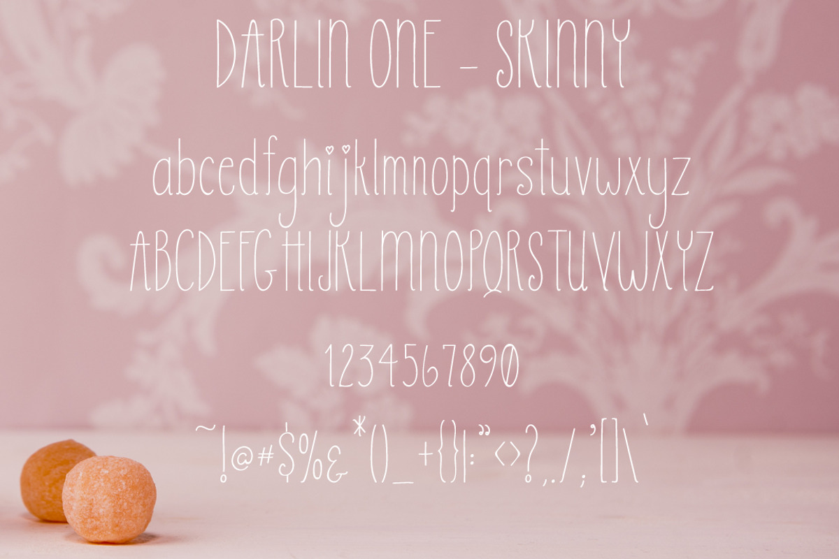 Darlin One // Sweet Font Trio, a Sans Serif Font by by Masselyn (Photo 7 of 7)