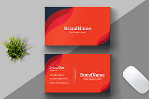 Orange Business Card