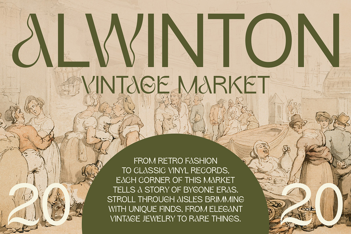 CS Bonita – Art Nouveau Font, a Sans Serif Font by Craft Supply Co. (Photo 7 of 8)