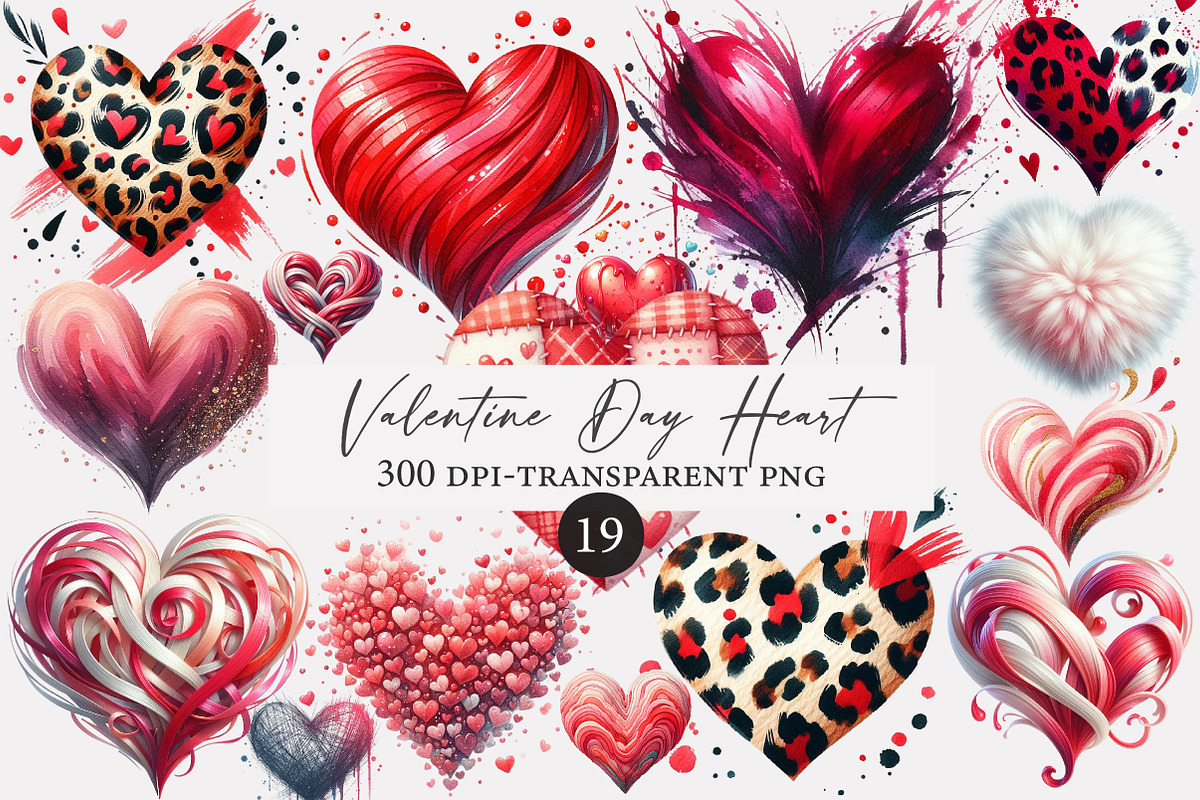 Valentine Day Heart clipart, an Illustration by Designworld (Photo 1 of 4)