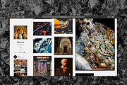 Cleopatra - Gallery Tumblr Theme, a Websites & App Template by Stash (Thumbnail 5 of 5)