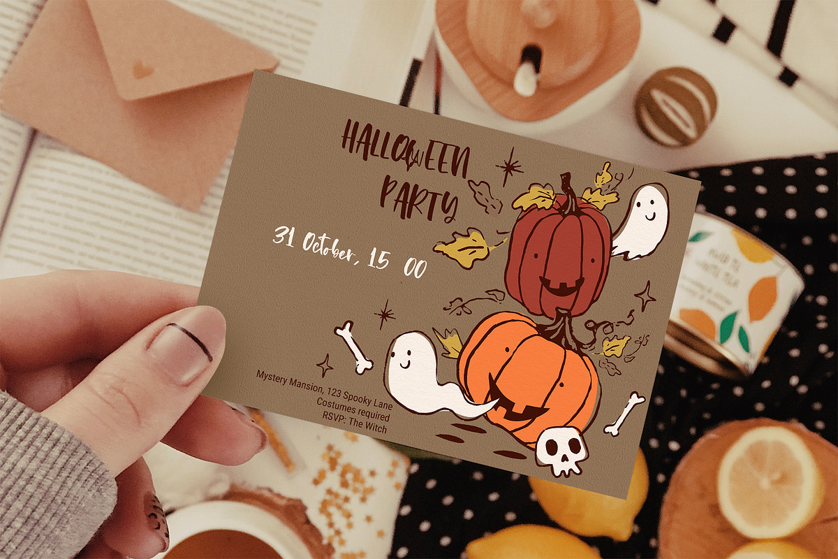 Happy Halloween Print and Patterns, an Object Graphic by MeadowFox (Photo 2 of 8)