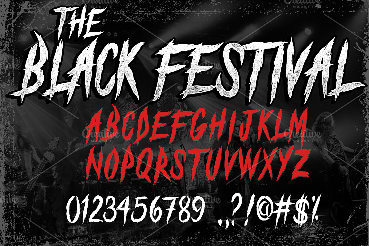 The Black Festival, a Blackletter Font by CCONCEPTLAB