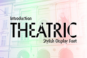 Theatric display font, a Sans Serif Font by Guten Tag Vector (Thumbnail 1 of 4)