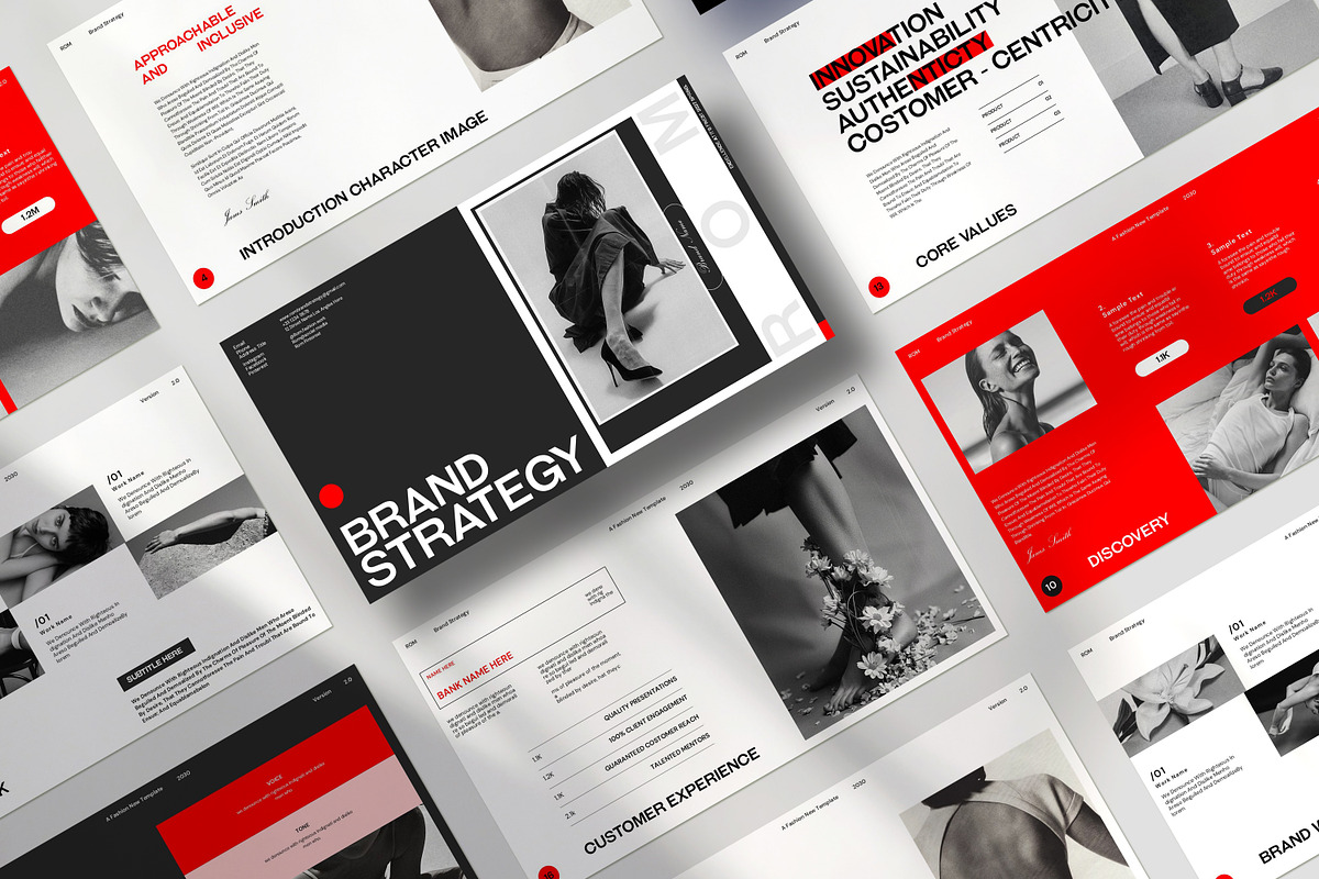 Rom Brand Strategy Presentation, a Presentation Template by CreativexGenius (Photo 9 of 9)